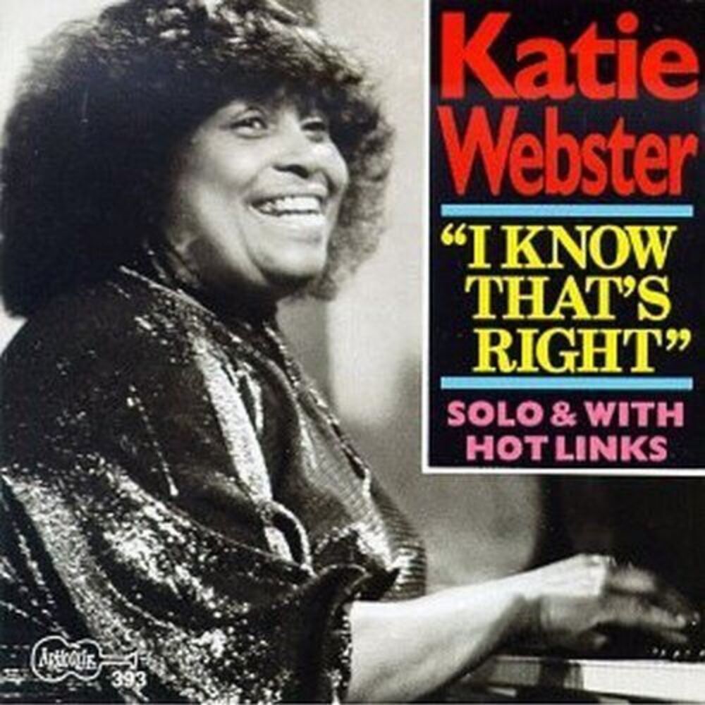 Katie Webster - I Know That's Right  CD